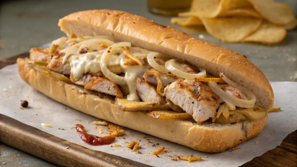 Chicken Philly Cheesesteak