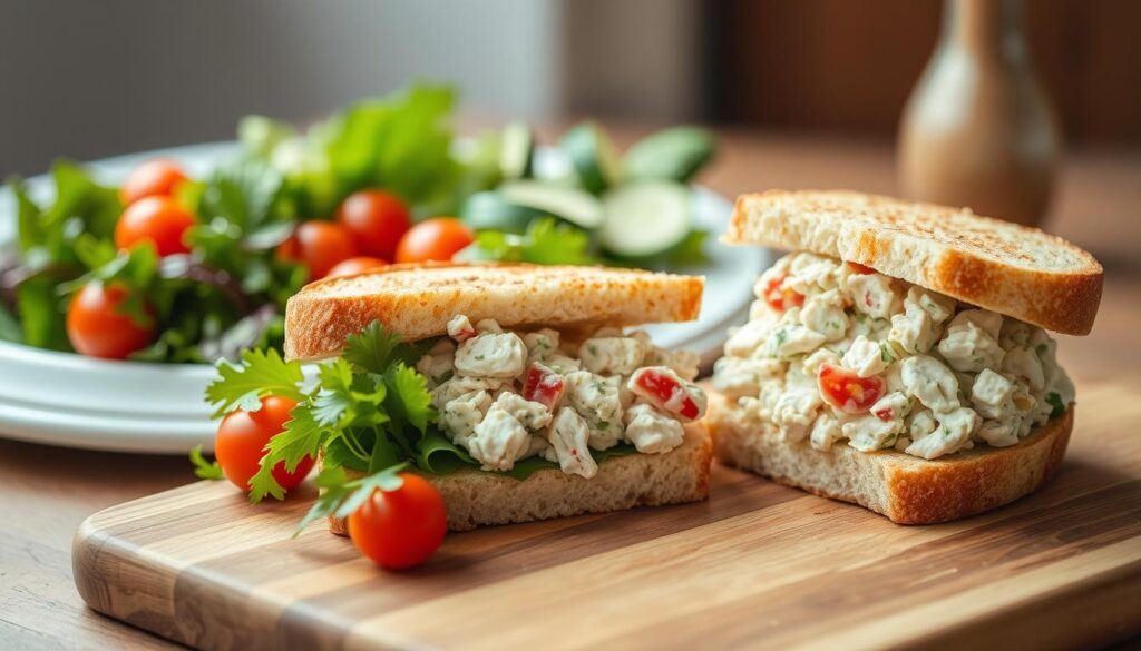 Chicken Salad Sandwich Presentation Chicken Salad Sandwich Presentation