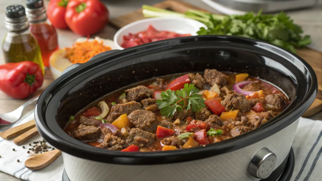 hamburger beef crockpot recipes
