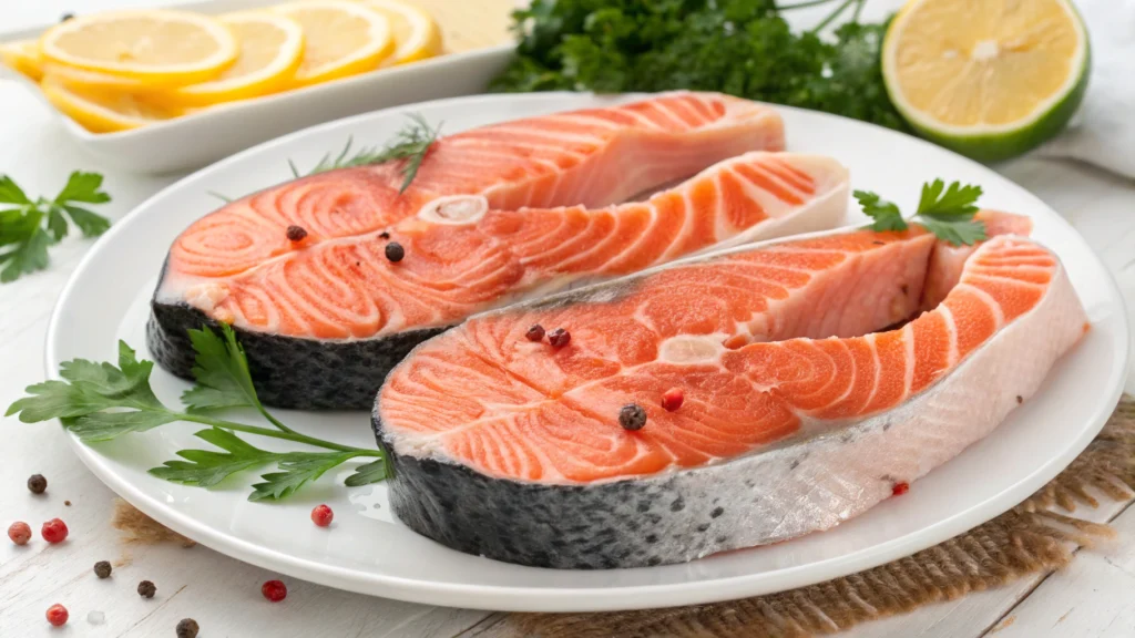 Perfect Salmon Fish Steaks