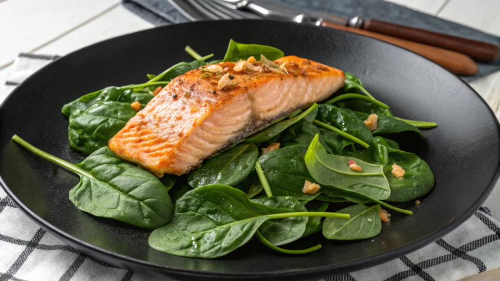 Salmon Spinach Recipe