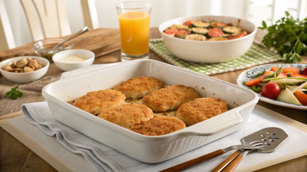 chicken cutlets in oven