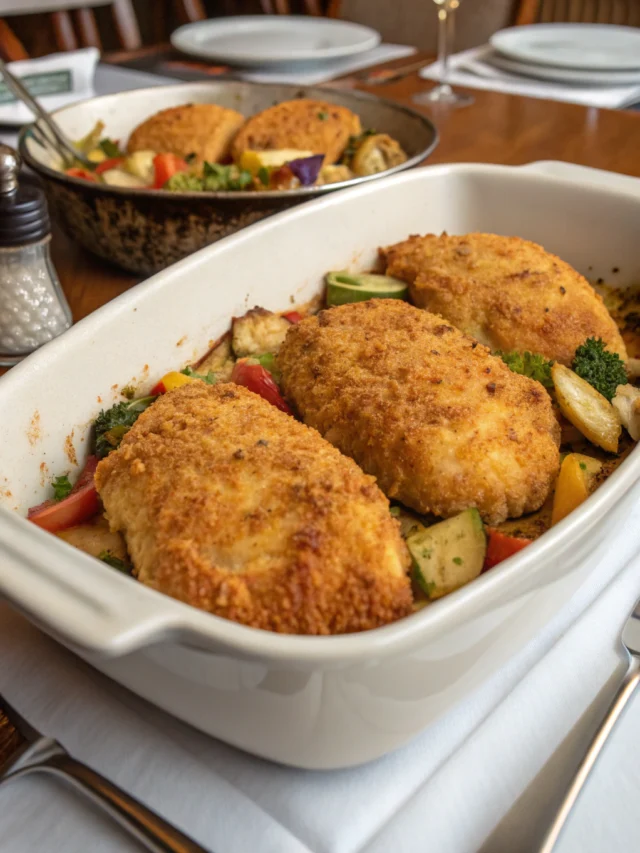 Chicken Cutlets in Oven