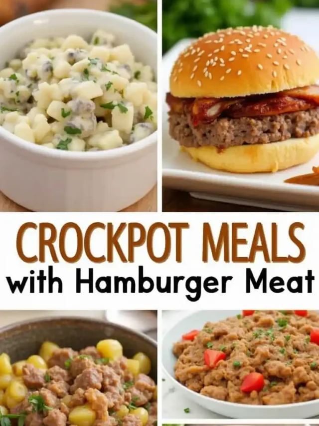 Crockpot Meals with Hamburger Meat