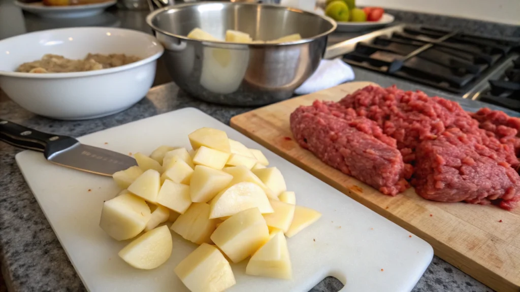 ground beef and potato recipes