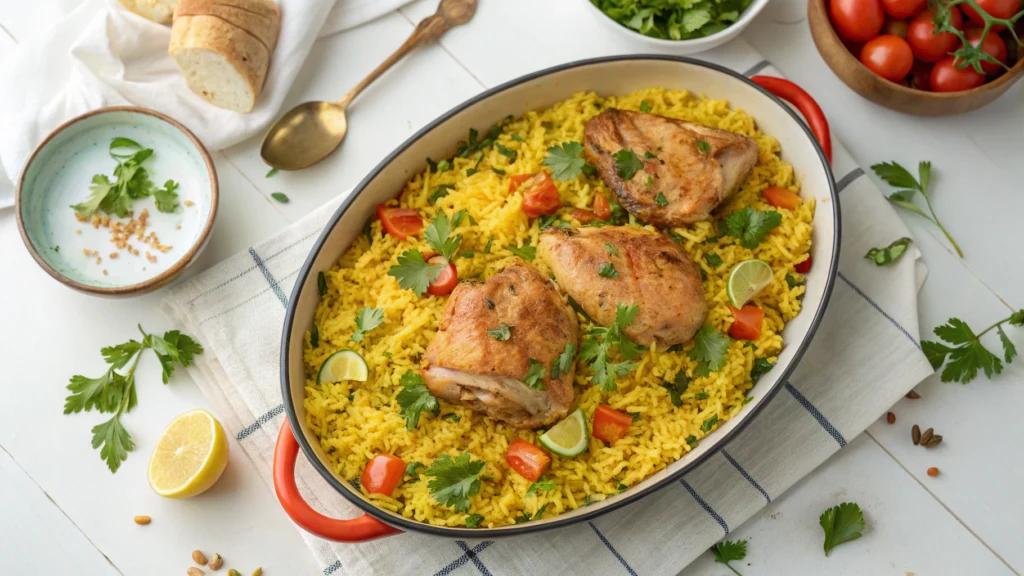 Chicken And Yellow Rice