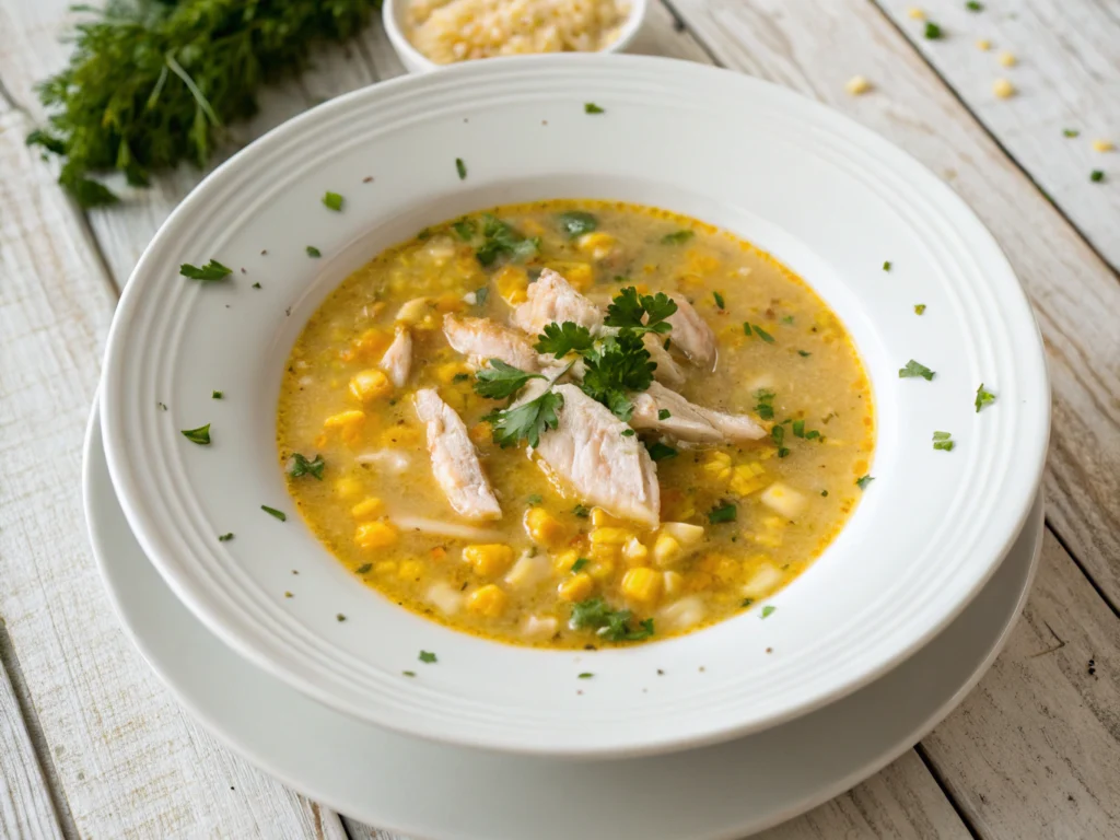 chicken corn soup