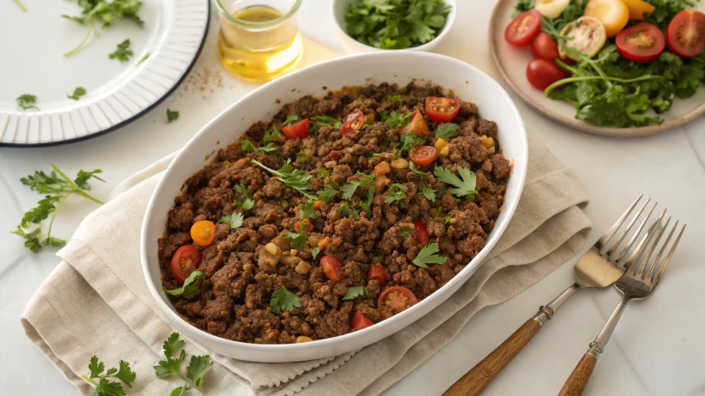 Keto Ground Beef Plating Techniques keto beef mince recipes